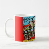 Colorful St Augustine Florida Kaffeetasse (Links)