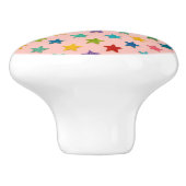 Colorful Star Knob Keramikknauf (Seitenansicht)