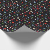 Colorful Star Pattern Geschenkpapier (Ecke)