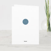 Colorful stars in the sky Happy Birthday Karte (Rückseite)