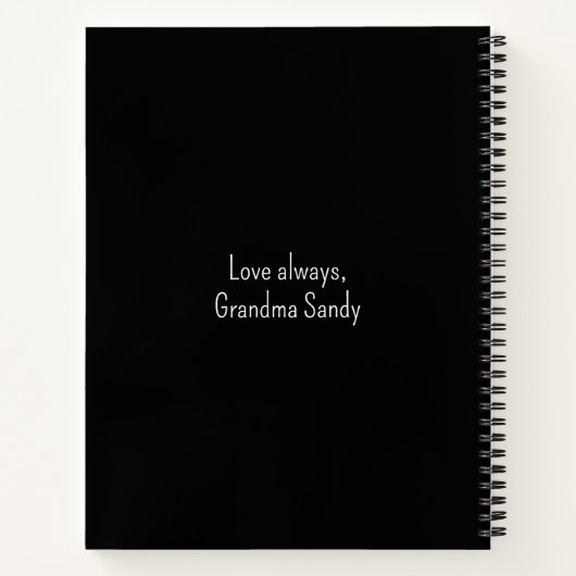 Colorful Steampunk Butterfly Journal Notizblock (Rückseite)