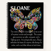 Colorful Steampunk Butterfly Journal Notizblock (Vorderseite)