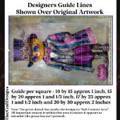 Colorful Steampunk Pumpkin Man Art DM8L Decoupage Seidenpapier