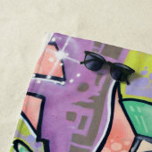 Colorful Street Art Collage Strandtuch (Beispiel)