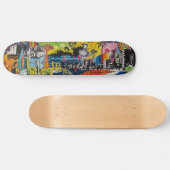 Colorful Street Art Graffiti Skateboard (Horizontal)