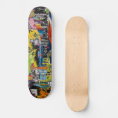 Colorful Street Art Graffiti Skateboard (Vorderseite)