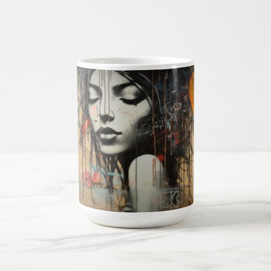 Colorful Street Art Tasse (Zentrum)