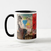 Colorful Street Art Tasse (Links)