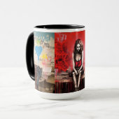 Colorful Street Art Tasse (Vorderseite Links)