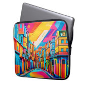 Colorful Street Vibes Laptopschutzhülle (Vorderseite Links)