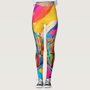 Colorful Street Vibes Leggings