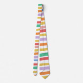 Colorful Stripe  Krawatte (Rückseite)