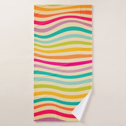 Colorful Striped Seamless Pattern. illustration. b Badehandtuch (Badehandtuch)