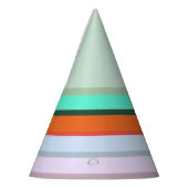 Colorful Stripes Birthday Party Hat Partyhütchen (Links)