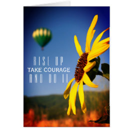 Colorful Sunflower & Balloon Encouragement