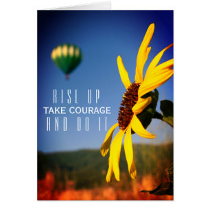Colorful Sunflower & Balloon Encouragement