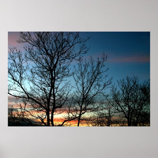 Colorful Sunset Poster (Vorne)