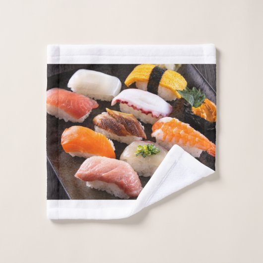 Colorful Sushi Towel Set – Taste & Tradition (Waschlappen)