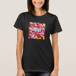Colorful Sweetheart Candy Love Valentine's Present T-Shirt