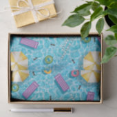 Colorful Swimming Pool Accessories Summer Birthday Seidenpapier (Geschenk)