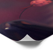 Colorful Tabby Kitten Poster (Ecke)