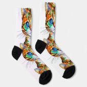 Colorful Tabby Kitty Socken (Rechts)