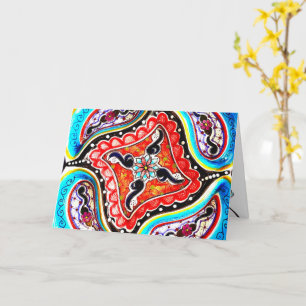 Colorful Talavera Mexiko Gruß Karte