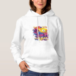 Colorful Team Design with Graphic and Text Hoodie