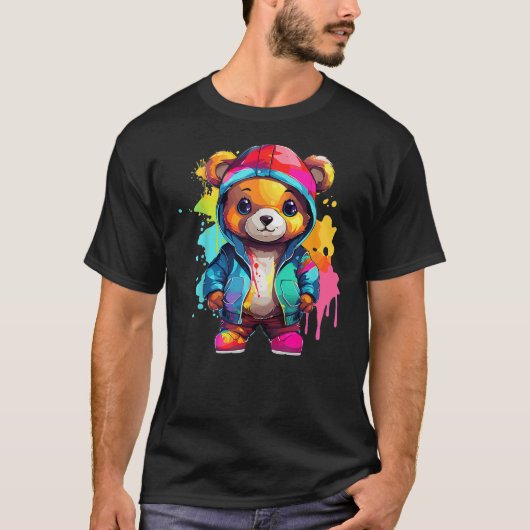 Colorful Teddy Bear (2) T-Shirt (Vorderseite)