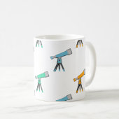 Colorful Telescope Pattern Kaffeetasse (VorderseiteRechts)