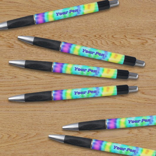 Colorful Tie Dye Cute Personalized Pen Kugelschreiber
