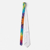 Colorful tie-dye  krawatte (Rückseite)