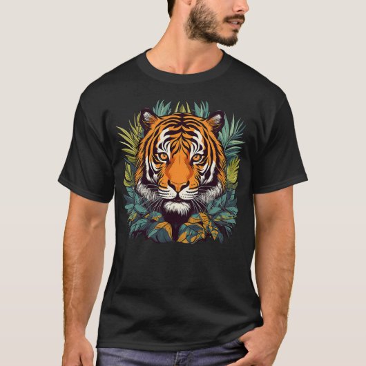 Colorful Tiger I Kids Tiger T-Shirt (Vorderseite)
