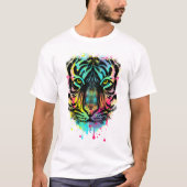 Colorful tiger T-Shirt (Vorderseite)