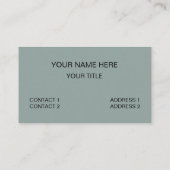 Colorful Time Clock Pattern Repair Watchmaker Visitenkarte (Rückseite)