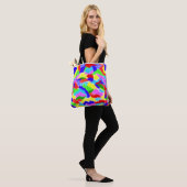 Colorful Tote Bag Tasche (Am Model)