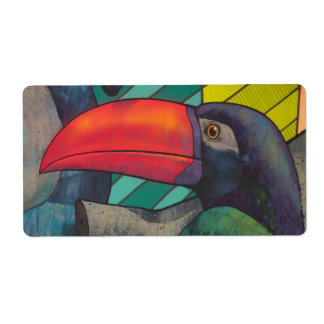 Colorful Toucan Graffiti