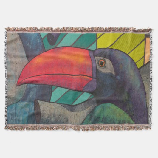 Colorful Toucan Graffiti Decke (Vorderseite)