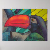 Colorful Toucan Graffiti Poster (Vorne)