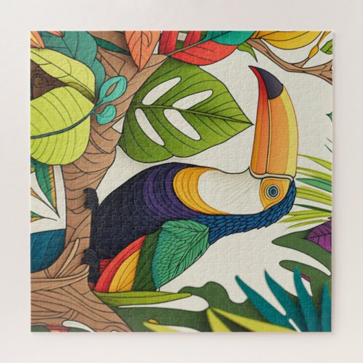 Colorful Toucan Jigsaw Puzzle (Horizontal)