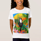 Colorful Toucan Tropical Rainforest T - Shirt (Vorderseite)