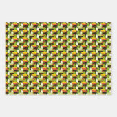 Colorful Toucans Geschenkpapier Set (Vorderseite 3)