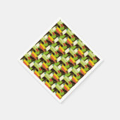 Colorful Toucans Serviette (Ecke)