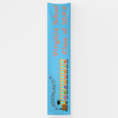 Colorful Train Kindergarten Graduate Banner (Vertikal)