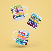 Colorful Travel Bucket Kaffeetasse