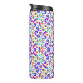 Colorful travel mug with vibrant thermosbecher (Nach rechts gedreht)