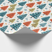 Colorful Trees Geschenkpapier (Ecke)