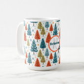 Colorful Trees Kaffeetasse (Vorderseite Links)