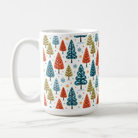 Colorful Trees Kaffeetasse (Links)