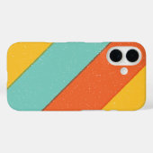 Colorful Trendy Modern iPhone Case  (Rückseite (Horizontal))